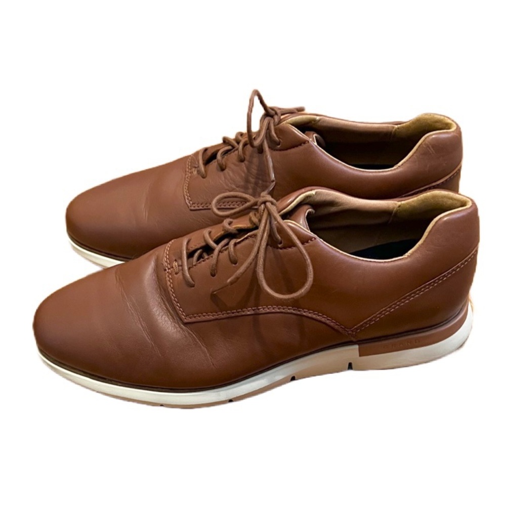 Cole Haan Grand Brown Leather Shoes